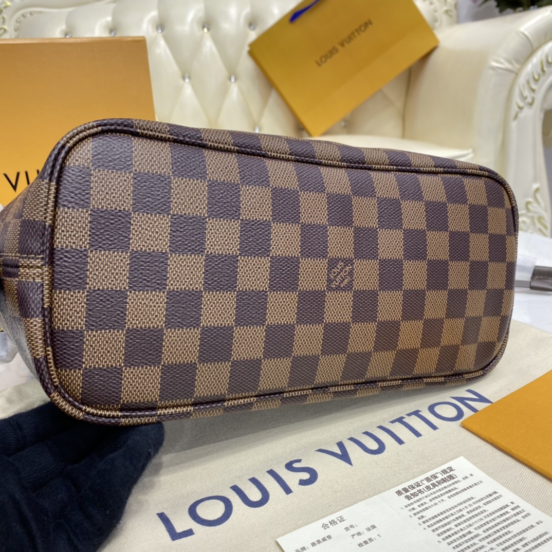 Louis Vuitton NEVERFULL PM Damier Azur Handbag N41359 